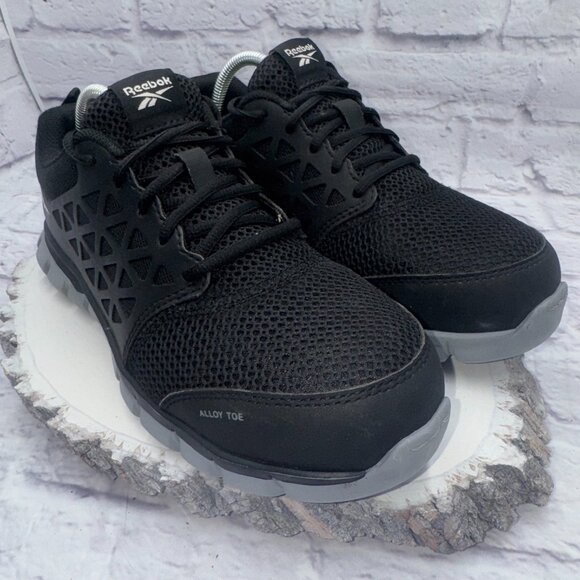 Reebok Microweb Alloy Toe ASTM F2413-18 Safety Work Shoes Men Size 8 Women’s 10 - Picture 2 of 13